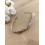 Bracelet Ruban en Coton Liberty Floral orangé et vert