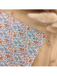 Pochette de costume homme en coton fleuri – Accessoire mariage champêtre