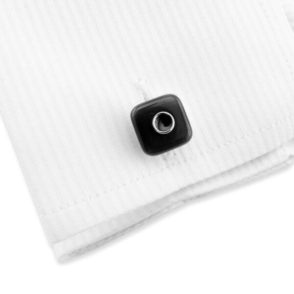 Stone 20 - Bouton de manchette en pierre naturelle
