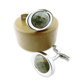 Stone 150 - Bouton de manchette en pierre naturelle