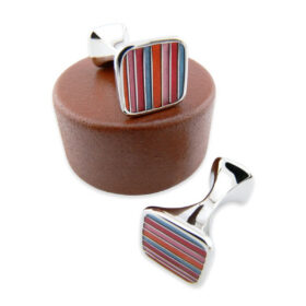Enamel 50 - Bouton de manchette en émail
