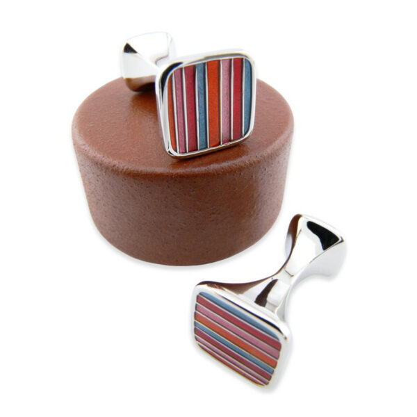 Enamel 50 - Bouton de manchette en émail