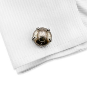 Stone 200 - Bouton de manchette en pierre couleur bronze