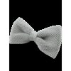 Noeud papillon Tricot Gris clair