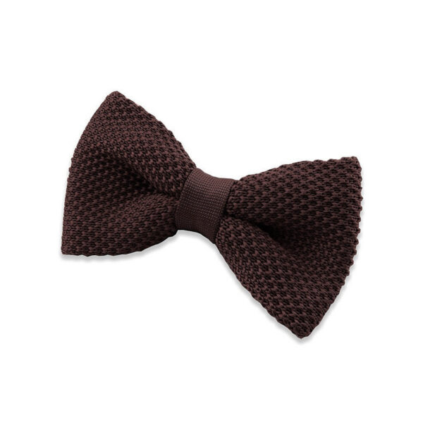 Noeud papillon Tricot Marron chocolat