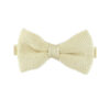 Noeud papillon Tricot Ivoire