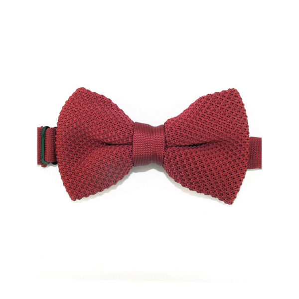 Noeud papillon Tricot Rouge