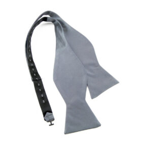 Noeud papillon gris