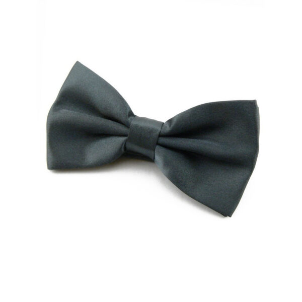 Noeud papillon gris anthracite