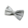 Noeud papillon gris argent