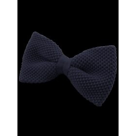 Noeud papillon Tricot Bleu marine