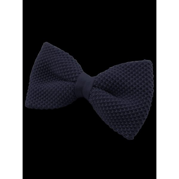 Noeud papillon Tricot Bleu marine