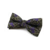 Nœud papillon noir et violet