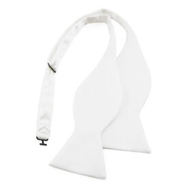 Noeud papillon blanc