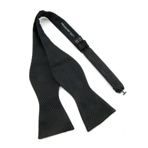 Noeud papillon Noir à rayures