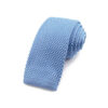 Cravate tricot bleu clair