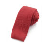 Cravate tricot rouge