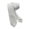 Cravate slim gris clair