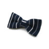 Noeud papillon Tricot bleu marine à rayures
