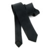 Cravate slim noir