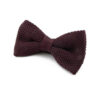 Noeud papillon Tricot Violet foncé