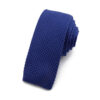Cravate tricot bleu roi