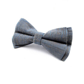 Noeud papillon Bleu et Mordoré