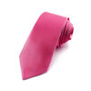 Cravate slim rose