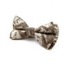Noeud papillon Marron brun et ivoire