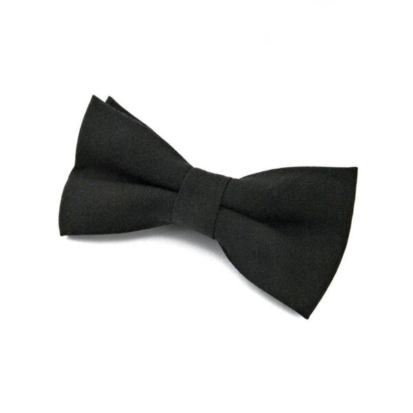 Noeud papillon double Noir