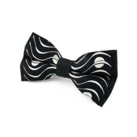 Nœud papillon noir et blanc