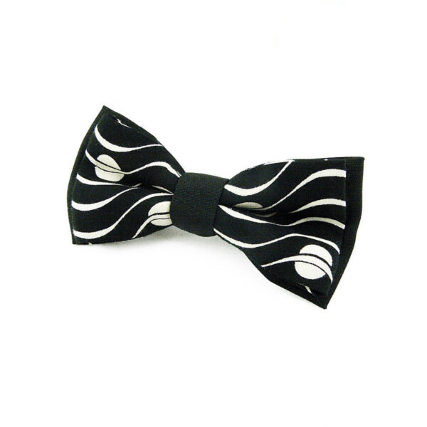 Noeud papillon Enfant Noir et Ivoire