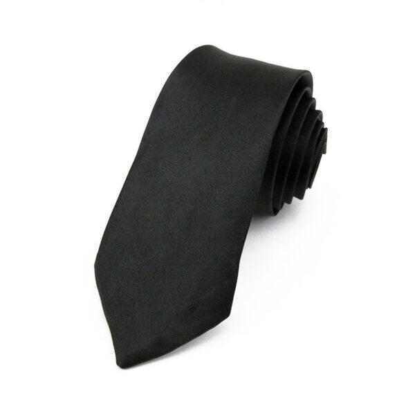 Cravate slim Noire