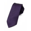 Cravate slim Violet foncé