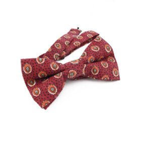 Noeud papillon rouge carmin