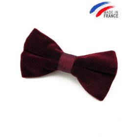 Noeud papillon bordeaux