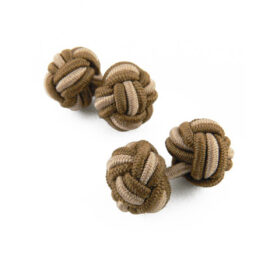 Boutons de manchette brun