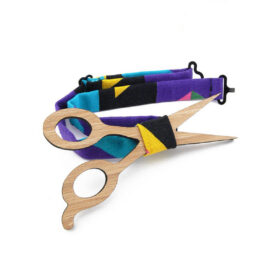 Noeud papillon ciseaux en Bambou