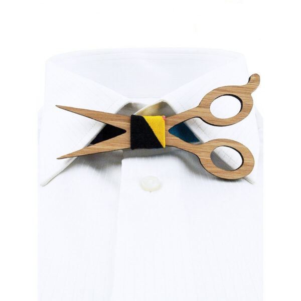 Noeud papillon ciseaux en Bambou