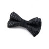 Noeud papillon noir à paillettes