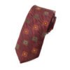 Cravate bordeaux effet vague