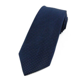 Cravate bleu marine et lurex
