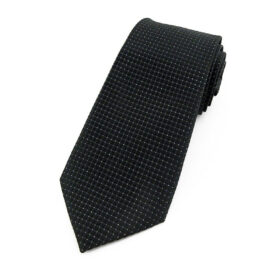 Cravate noire et lurex