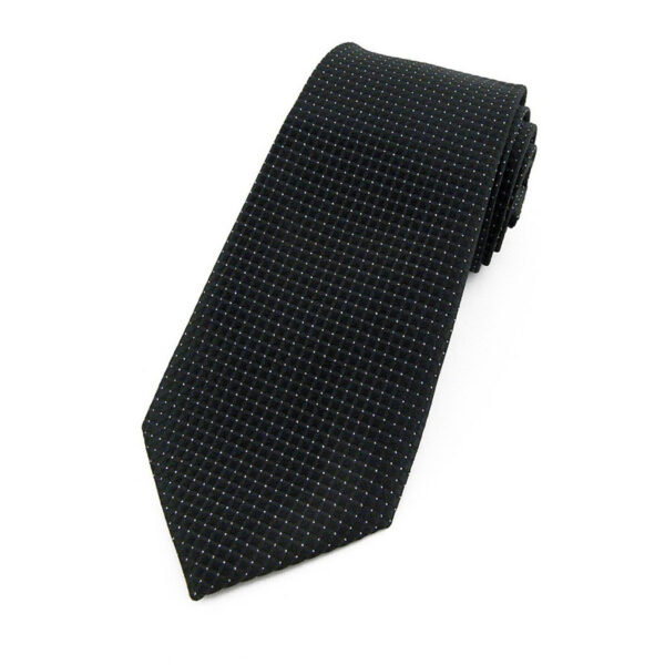 Cravate noire et lurex