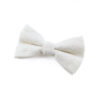 Noeud papillon dentelle blanche