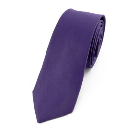 Cravate slim violette