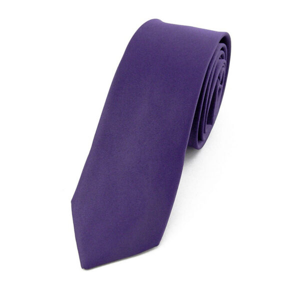 Cravate slim violette