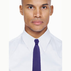 Cravate slim violette