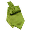 Ascot (Lavallière) en satin vert