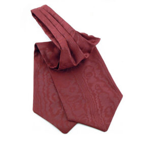 Ascot (Lavallière) rouge framboise